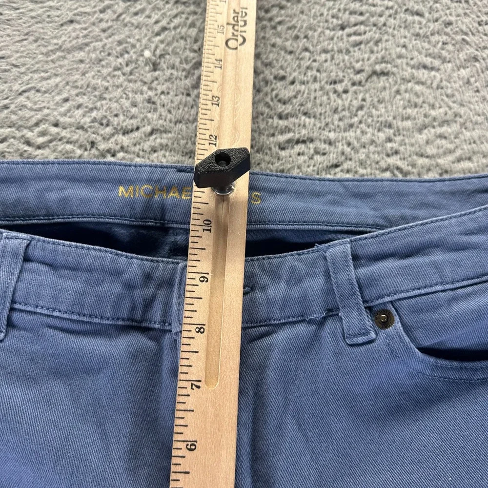 Michael Kors Jeans Womens 12 Blue Cotton Denim‎ Skinny Leg Light Wash Workwear